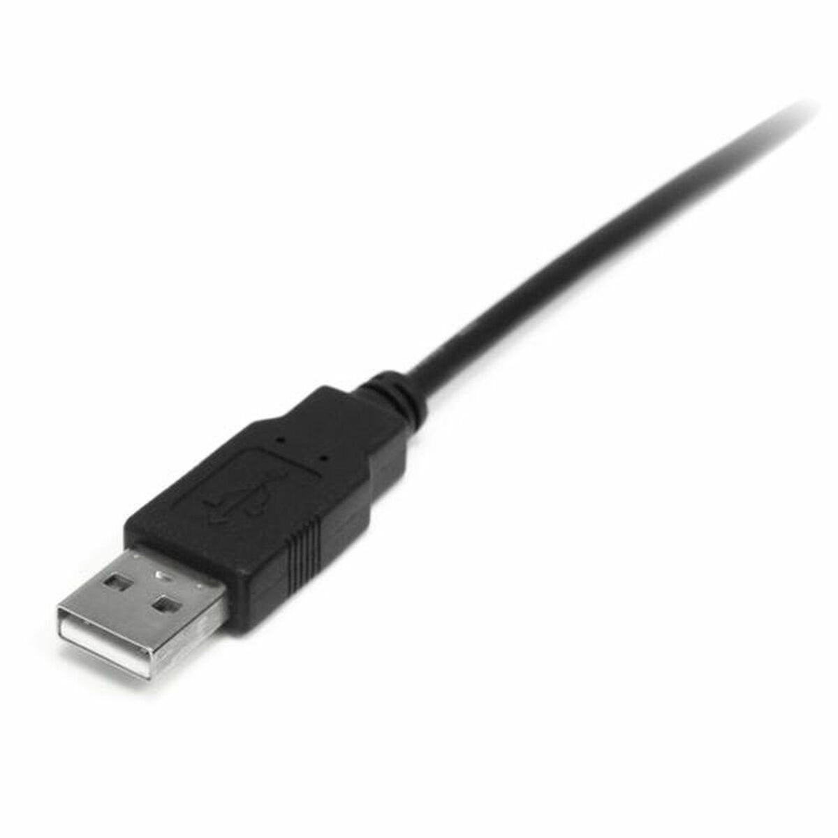 USB A til USB B-kabel Startech USB2HABM1M Sort